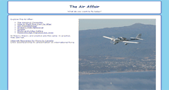 Desktop Screenshot of airaffair.com